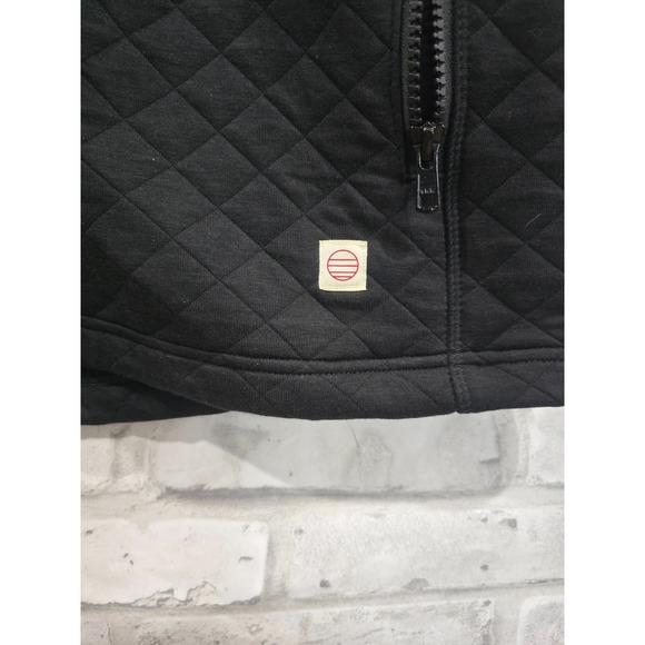 Marine Layer Full Zip Quilted Vest Men XL Quadrant Strategies Embroidered Casual - Picture 2 of 11